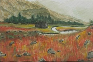 Old mill Old mill, aquarell, A5