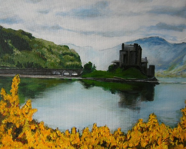 Eilean Donan Castle Eilean Donan Castle, acrylic, 20"x15"